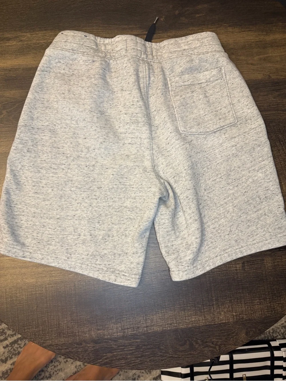Lot of Men's Athletic Shorts Trio - Grey, Heather Blue, Light Gray